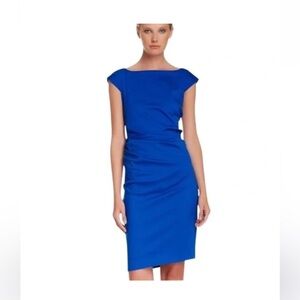 Diane Von Furstenberg Vibrant Blue Mini Dress